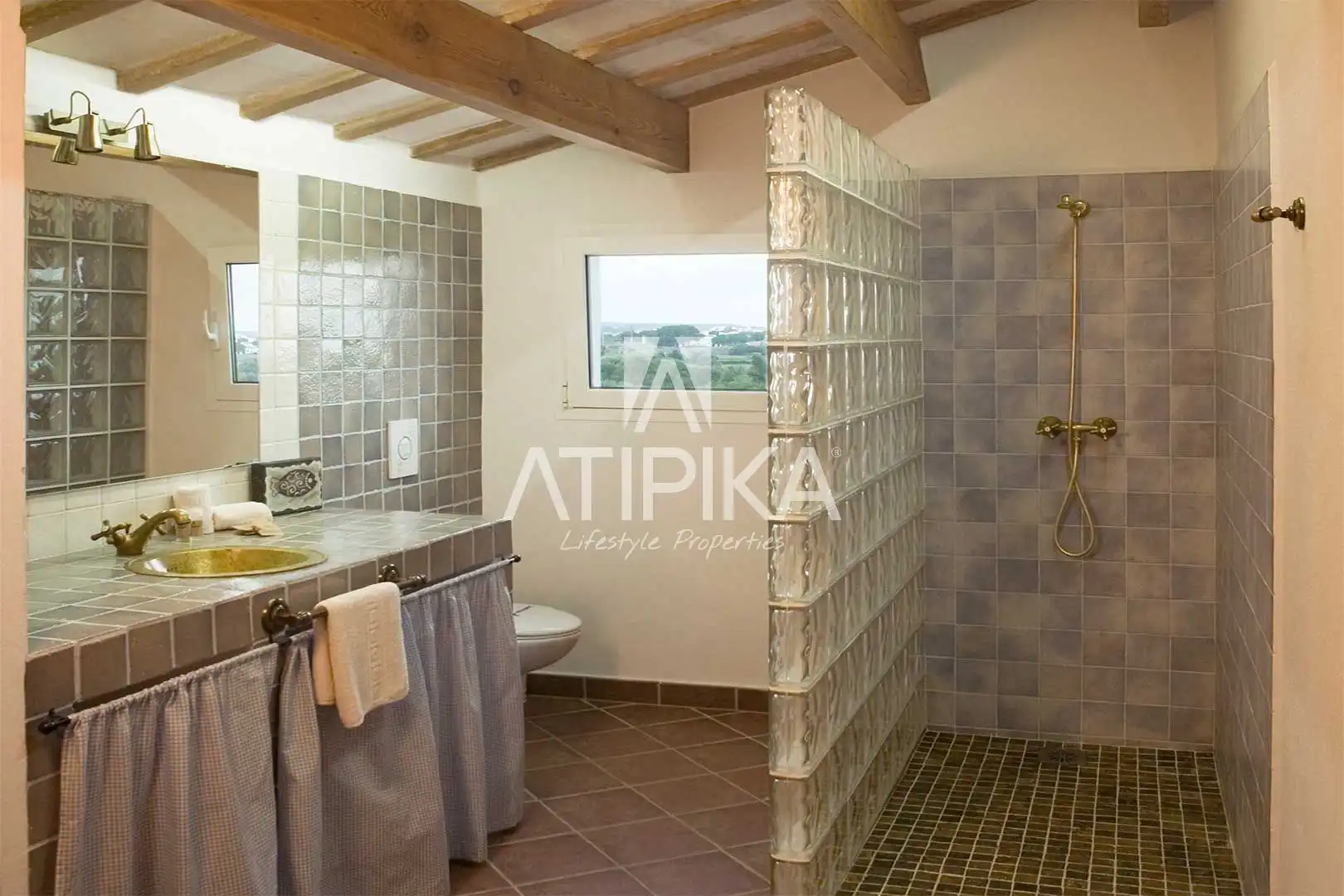 Baño de Finca rústica en venta en Maó - Mahón con Aire acondicionado, Piscina y Horno