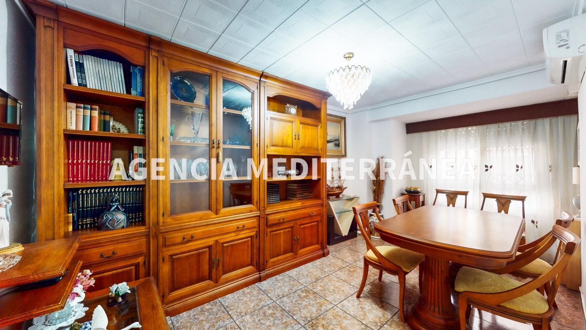 Dining room of Flat for sale in  Valencia Capital  with Air Conditioner, Terrace and Storage room