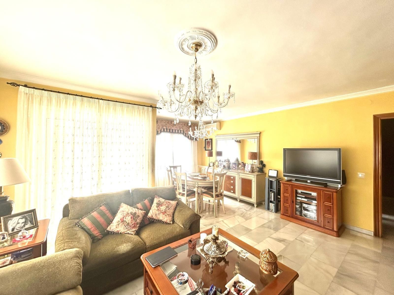 Living room of Flat for sale in Málaga Capital  with Air Conditioner and Terrace