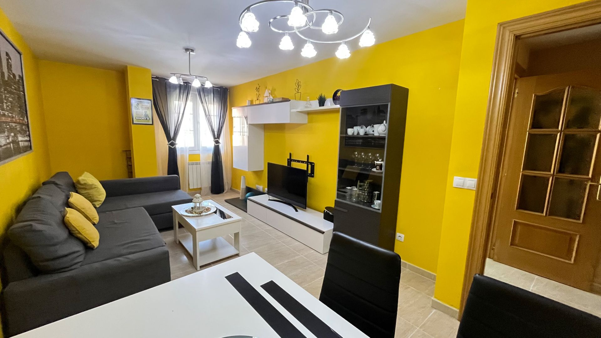 Living room of Flat for sale in Villanubla  with Heating and Furnished