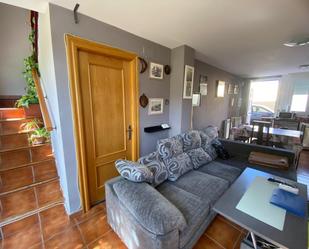 Living room of Single-family semi-detached for sale in Galilea  with Heating, Parquet flooring and Terrace