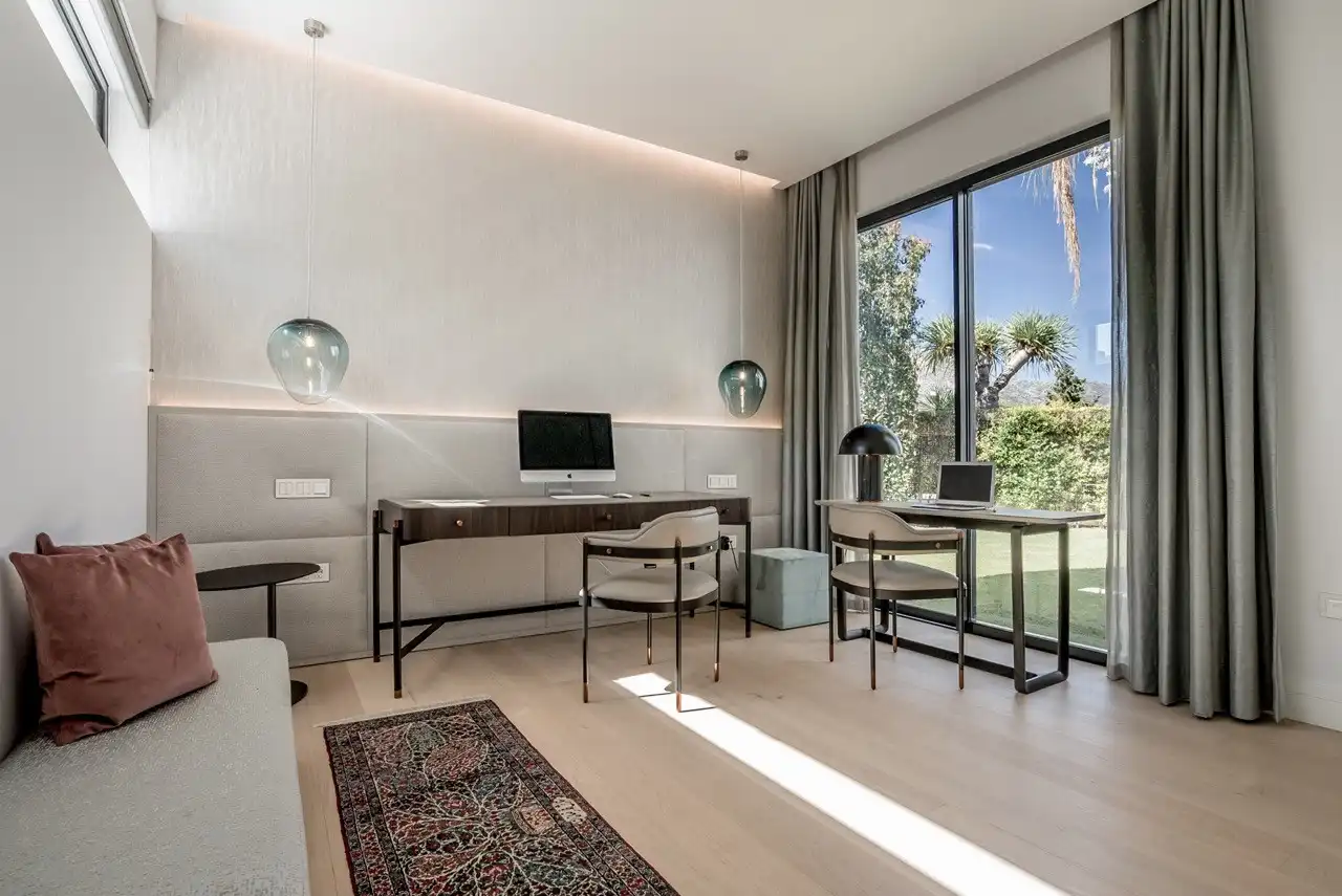 Living room of Houses for sale in Marbella  with Air Conditioner, Heating and Private garden