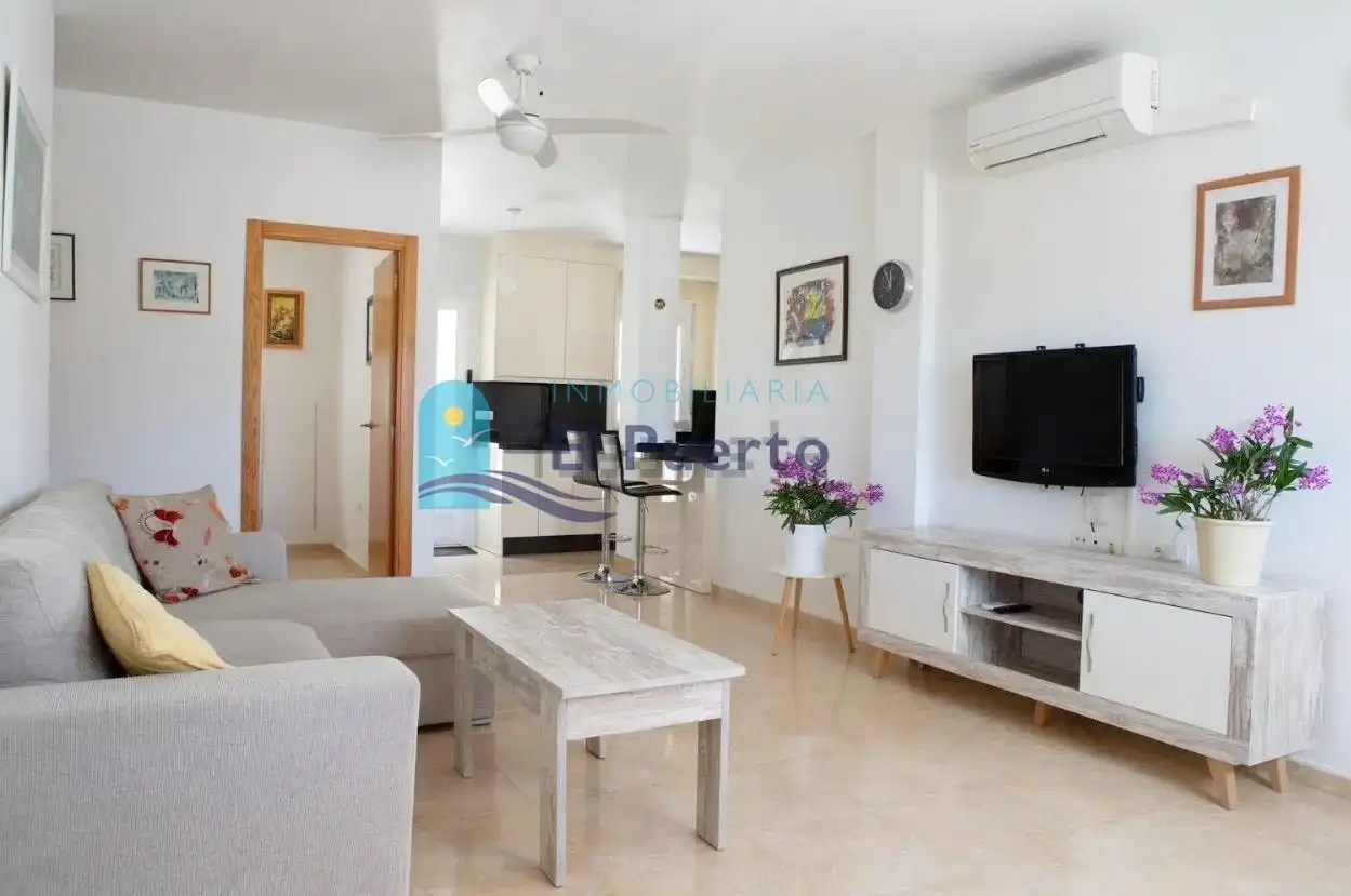 Sala de estar de Dúplex en venta en Cartagena con Aire acondicionado, Calefacción y Jardín privado