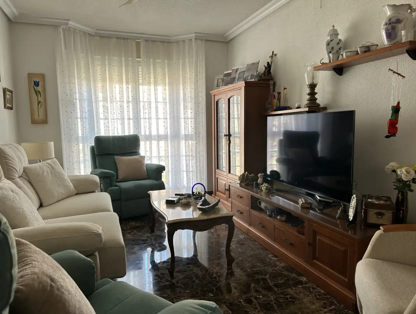 Sala de estar de Casa adosada en venta en Cartagena con Aire acondicionado, Jardín privado y Terraza
