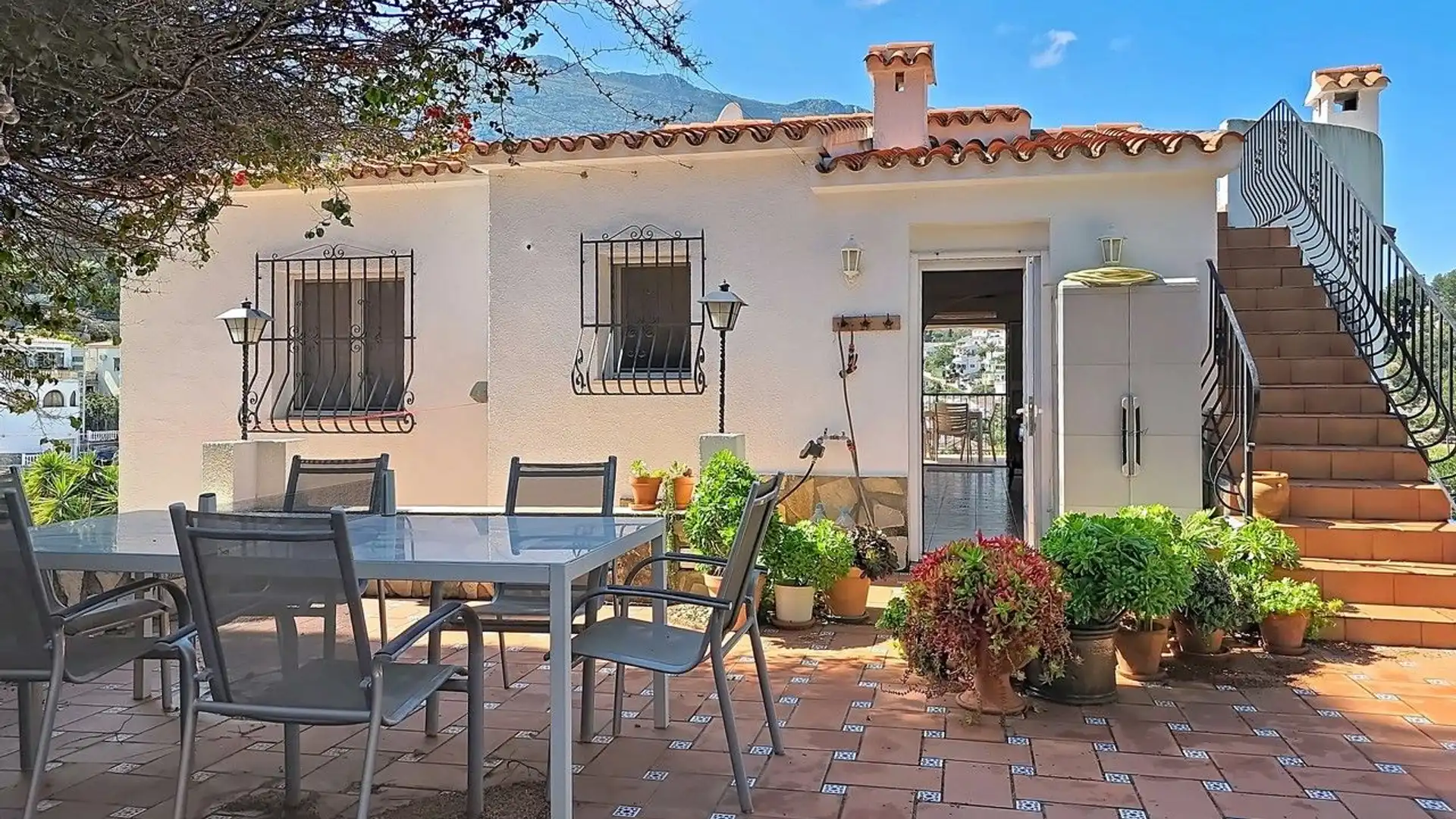 Vista exterior de Casa o chalet en venta en Dénia con Aire acondicionado, Jardín privado y Terraza