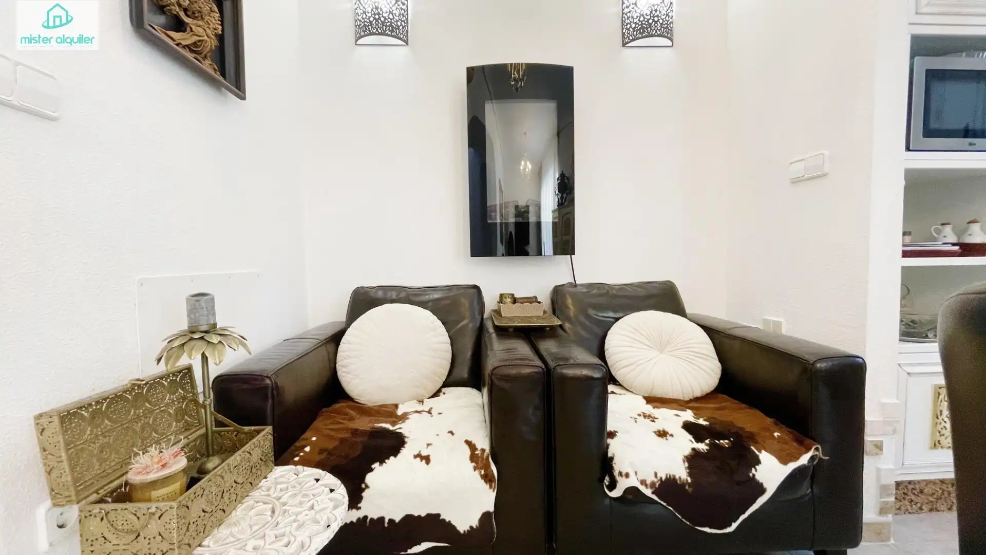 Sala d'estar de Casa o xalet de lloguer en El Campello amb Aire condicionat, Calefacció i Jardí privat