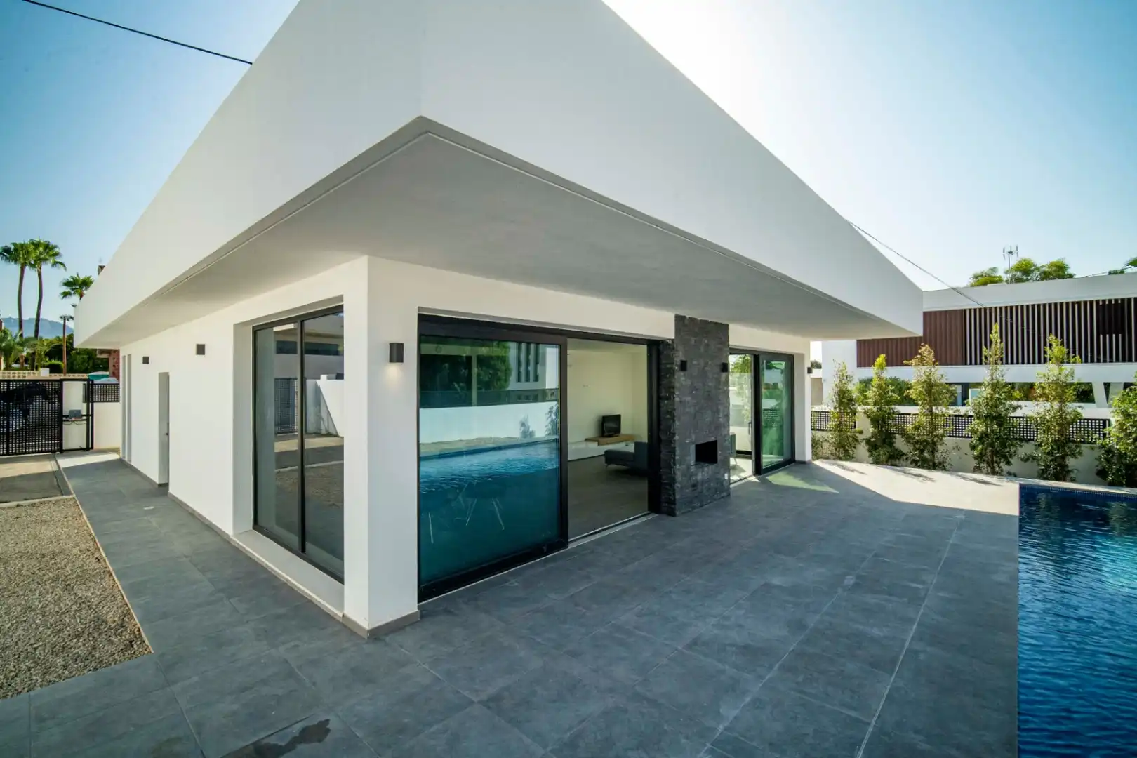 Terraza de Casa o chalet en venta en L'Alfàs del Pi con Aire acondicionado, Calefacción y Jardín privado