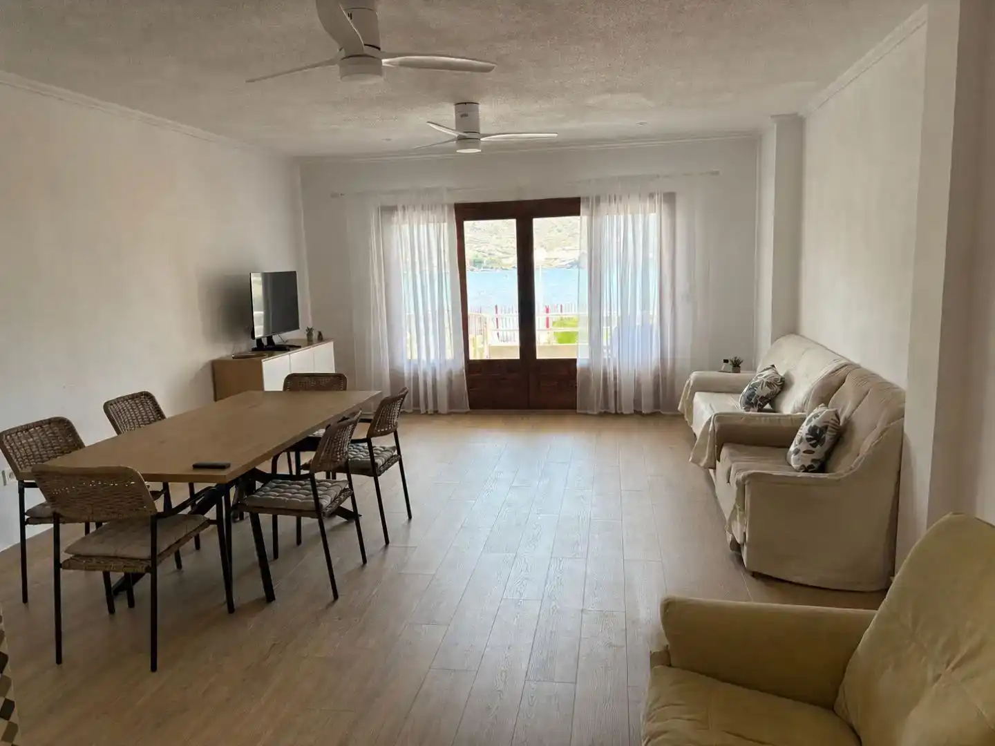 Wohnzimmer von Erdgeschoss zur Miete in Águilas mit Klimaanlage und Möbliert