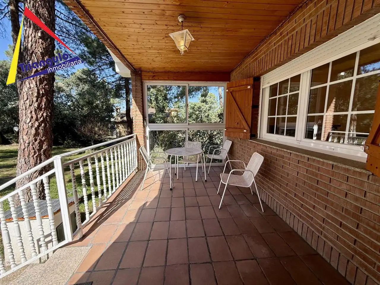 Terraza de Casa o chalet en venta en Marugán con Aire acondicionado, Calefacción y Jardín privado