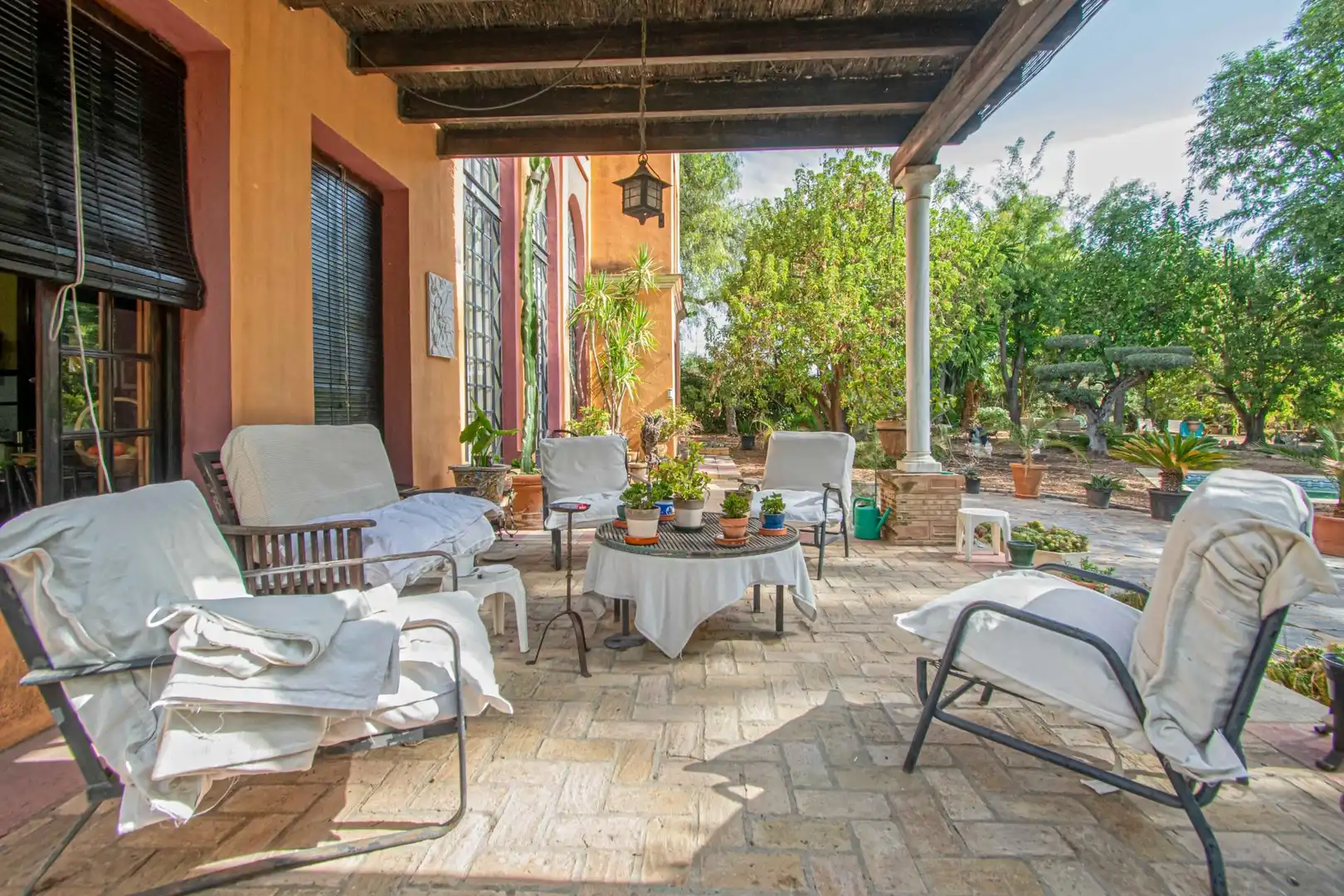 Garten von Country house zum Verkauf in Mairena del Aljarafe mit Terrasse, Schwimmbad und Balkon