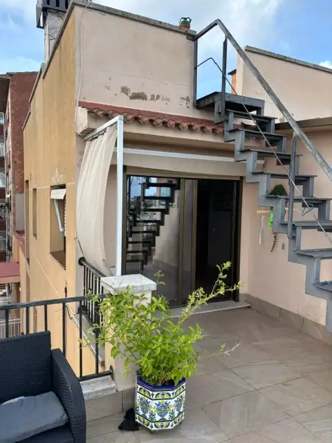 Terrasse von Dachboden zum Verkauf in Mataró mit Klimaanlage, Heizung und Terrasse