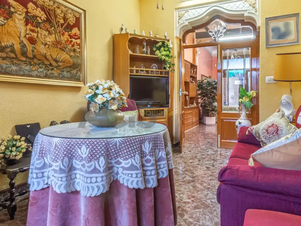 Sala de estar de Casa o chalet en venta en Alberic con Terraza y Balcón