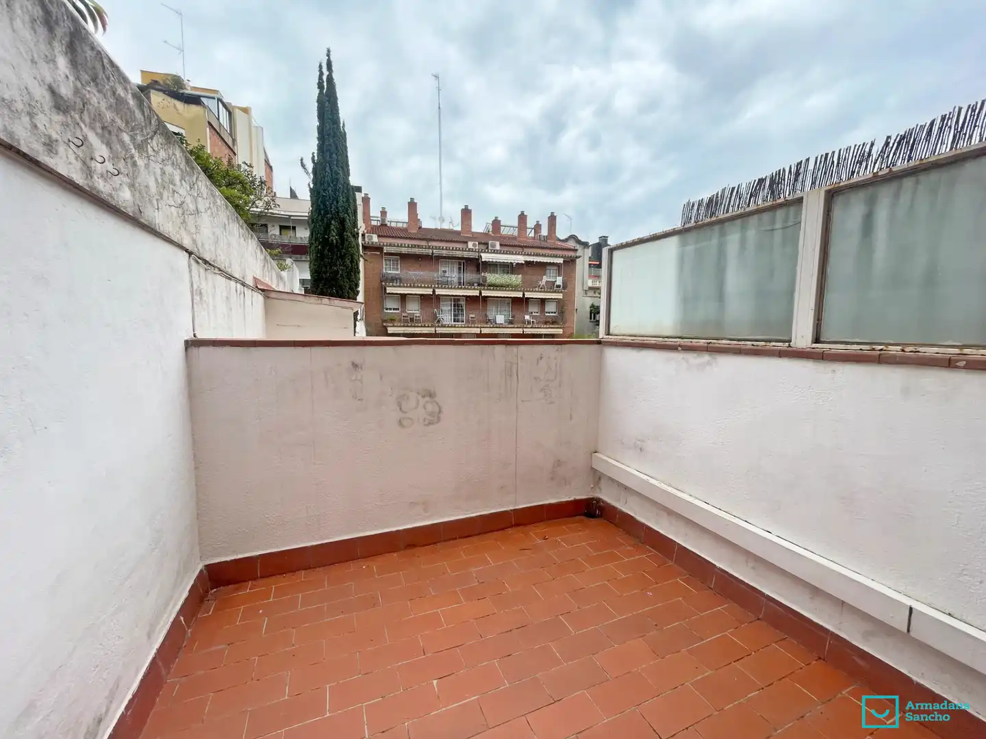 Balcony of Study for rent in Barcelona  with Air Conditioner and Terrace