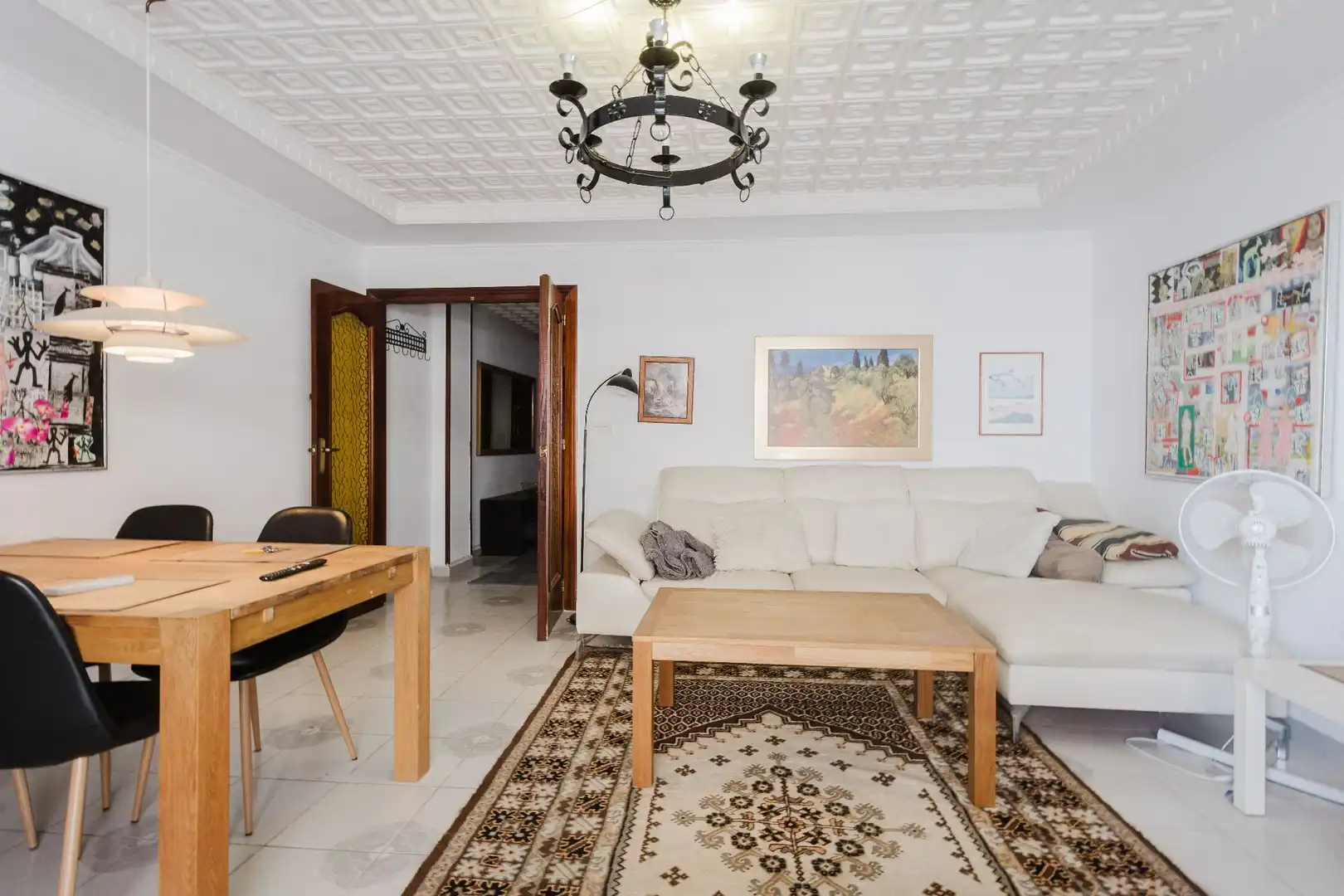 Sala de estar de Apartamento en venta en Torrevieja con Aire acondicionado, Terraza y Piscina comunitaria