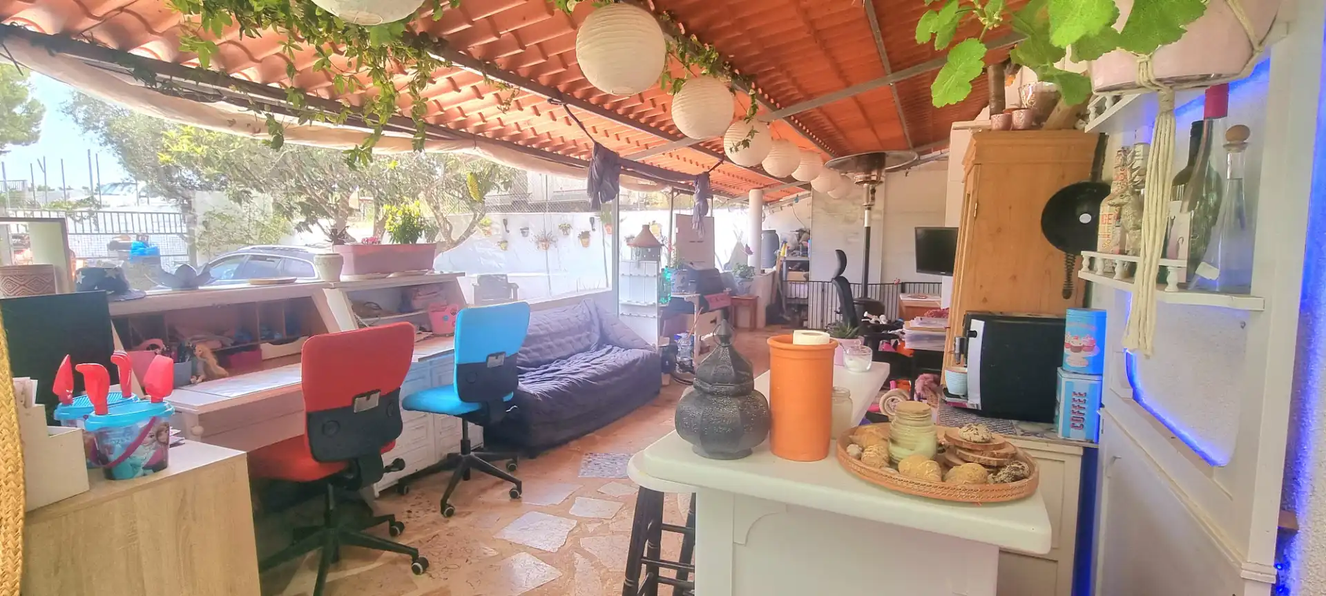 Terraza de Finca rústica en venta en Vinaròs con Aire acondicionado, Jardín privado y Terraza