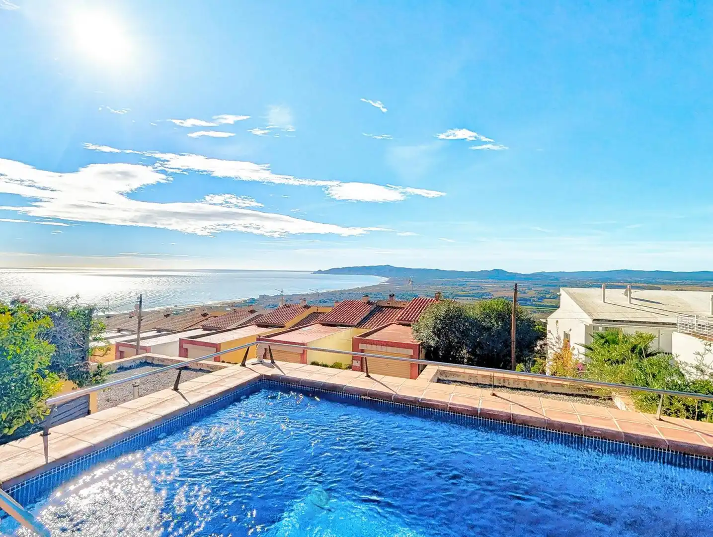 Piscina de Casa adosada de lloguer en L'Estartit Poble