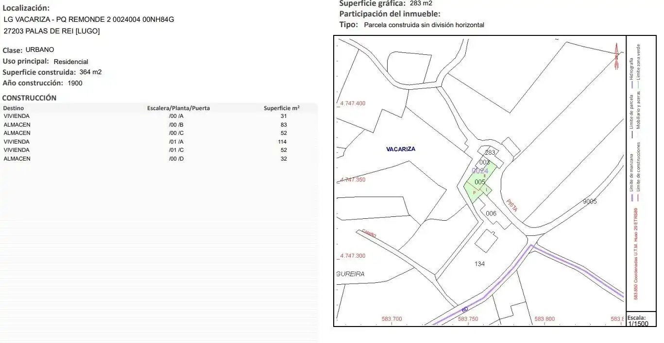 Houses for sale in Palas de Rei
