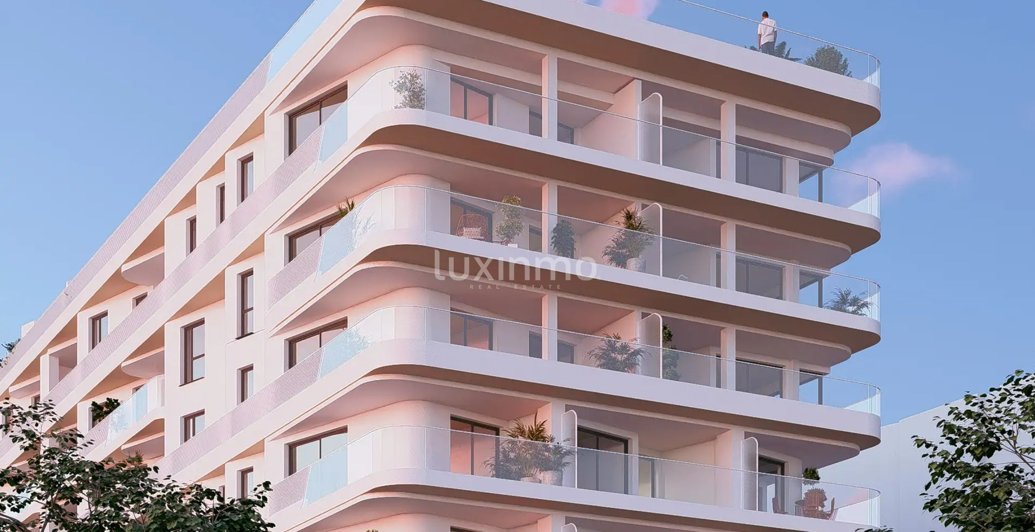 Exterior view of Flat for sale in Villajoyosa / La Vila Joiosa  with Air Conditioner, Private garden and Terrace