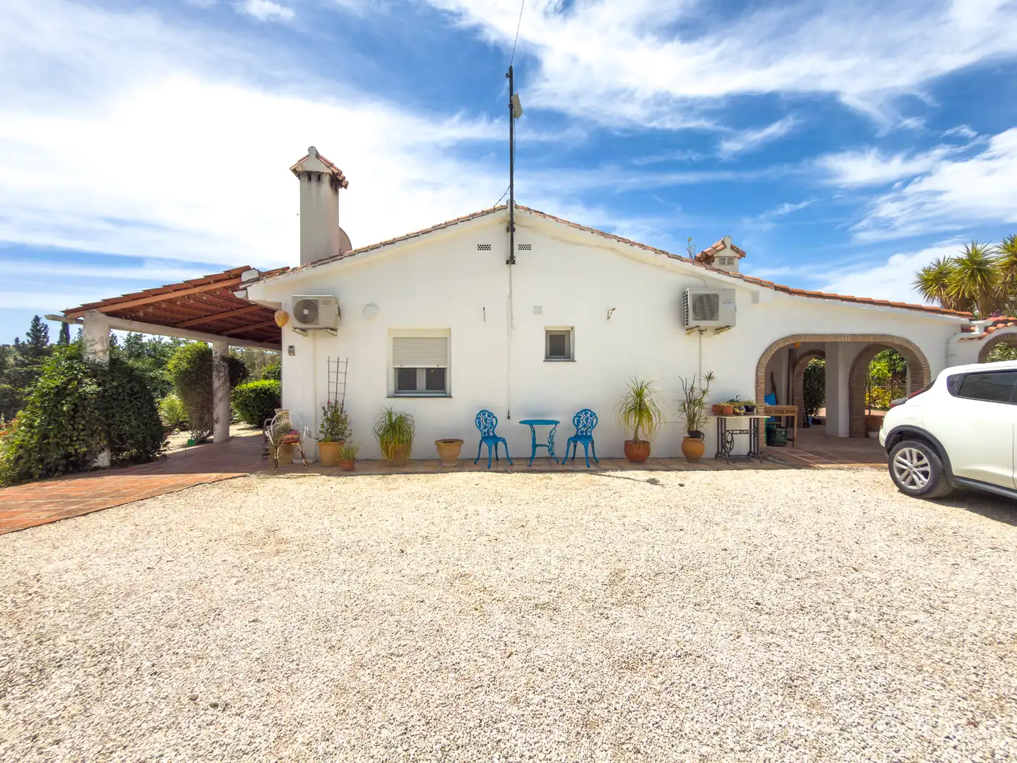 Jardín de Finca rústica en venta en Coín con Aire acondicionado, Trastero y Piscina