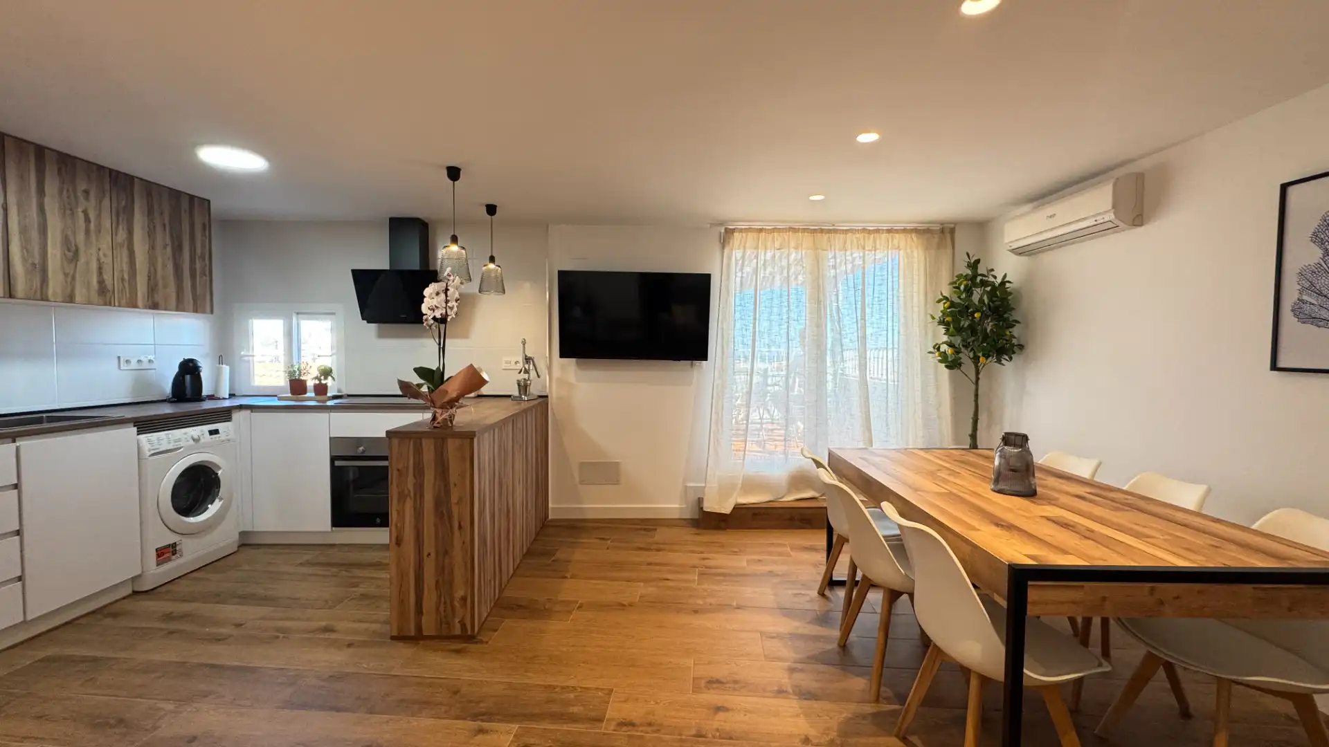 Küche von Wohnung zur Miete in Motril mit Klimaanlage, Parkett und Terrasse