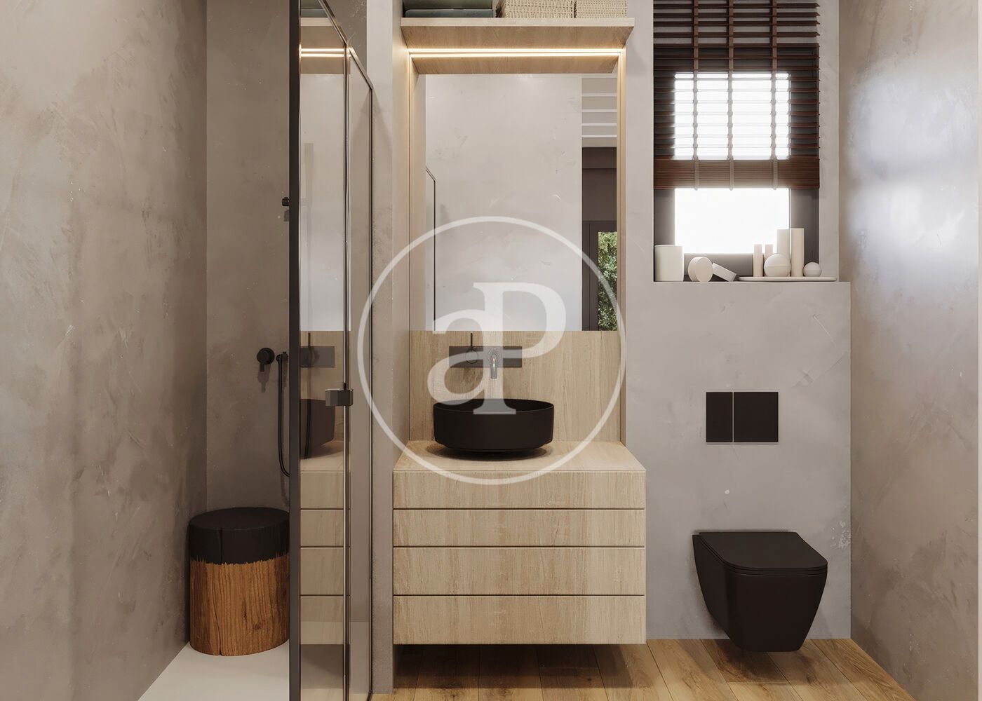 Bathroom of Flat for sale in  Barcelona Capital  with Air Conditioner and Heating