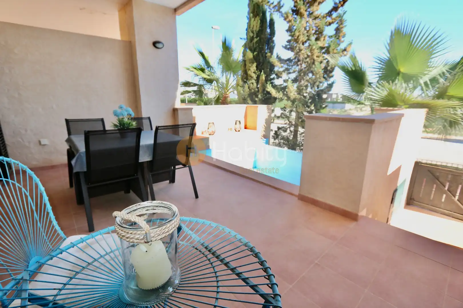 Terraza de Planta baja en venta en Fuente Álamo de Murcia con Aire acondicionado, Calefacción y Terraza