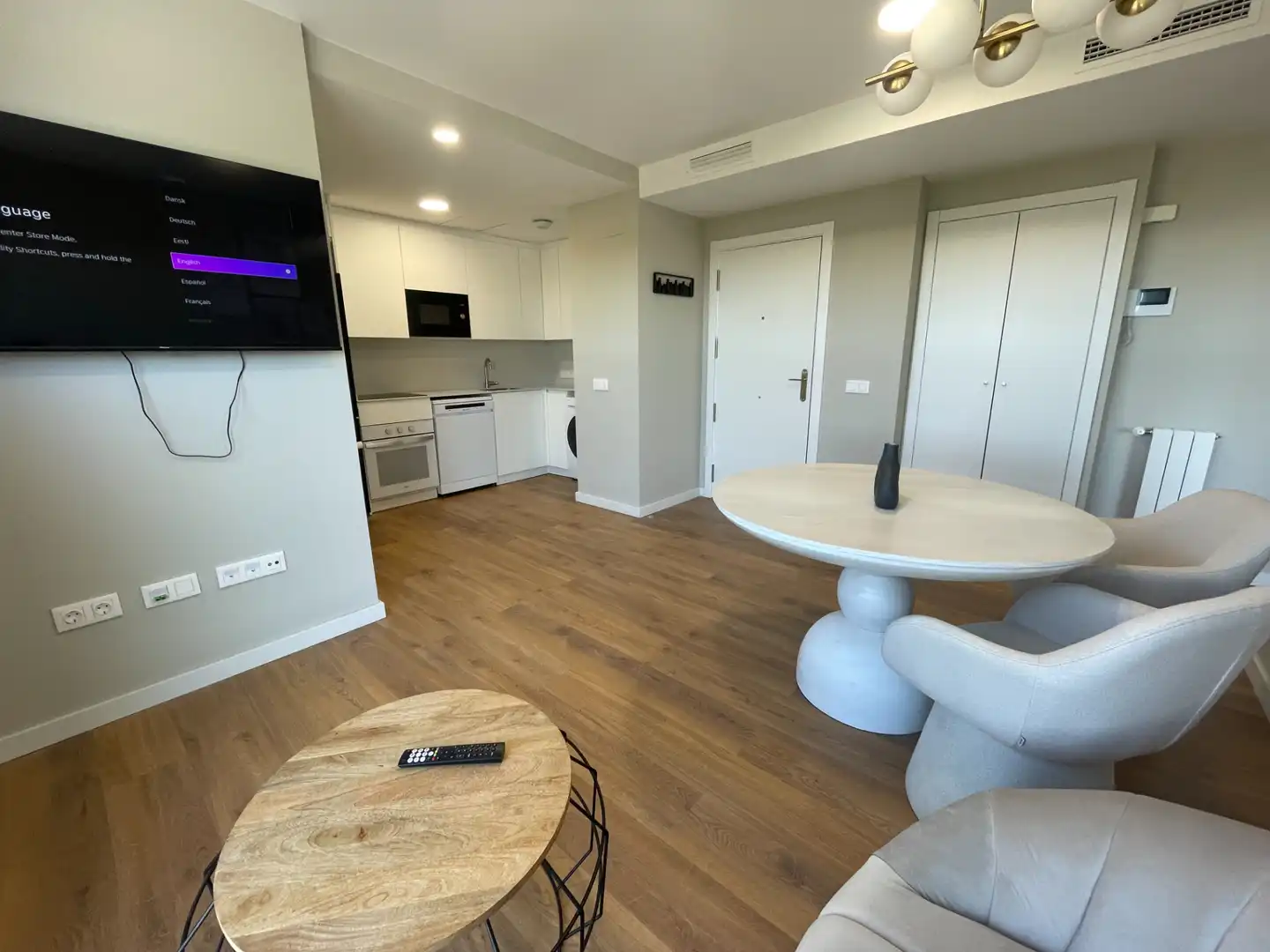 Sala d'estar de Apartament de lloguer en Badajoz amb Aire condicionat, Calefacció i Parquet