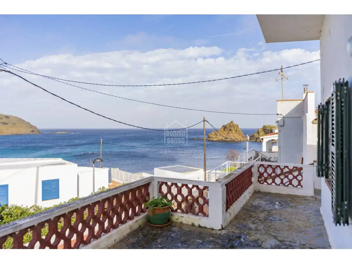 Exterior view of Houses for sale in Maó - Mahón  with Terrace