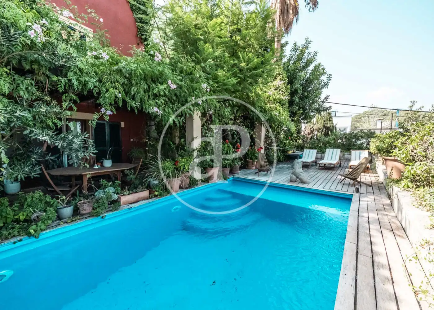 Piscina de Pis de lloguer en  Palma de Mallorca amb Aire condicionat, Calefacció i Jardí privat