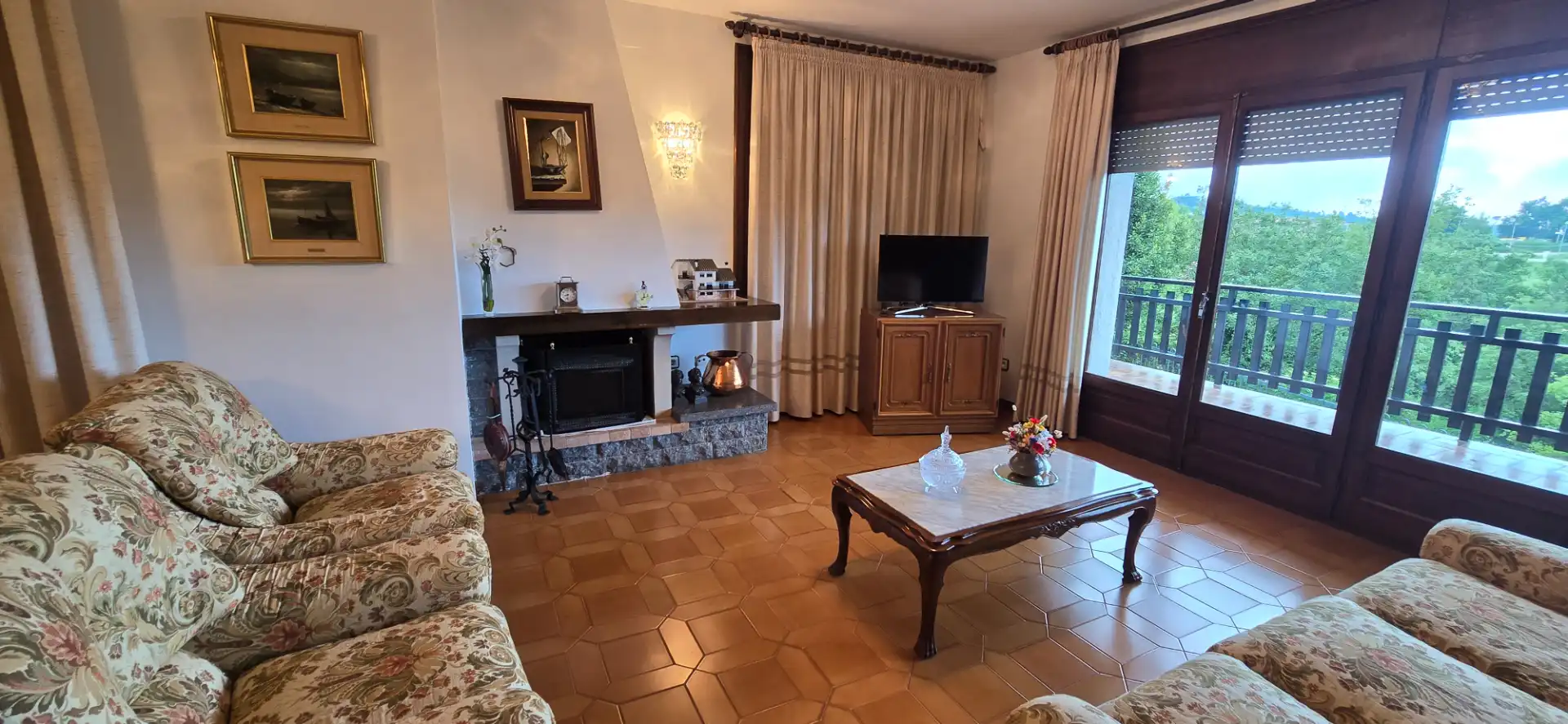 Living room of Country homes for sale in Lluçà  with Heating, Private garden and Terrace