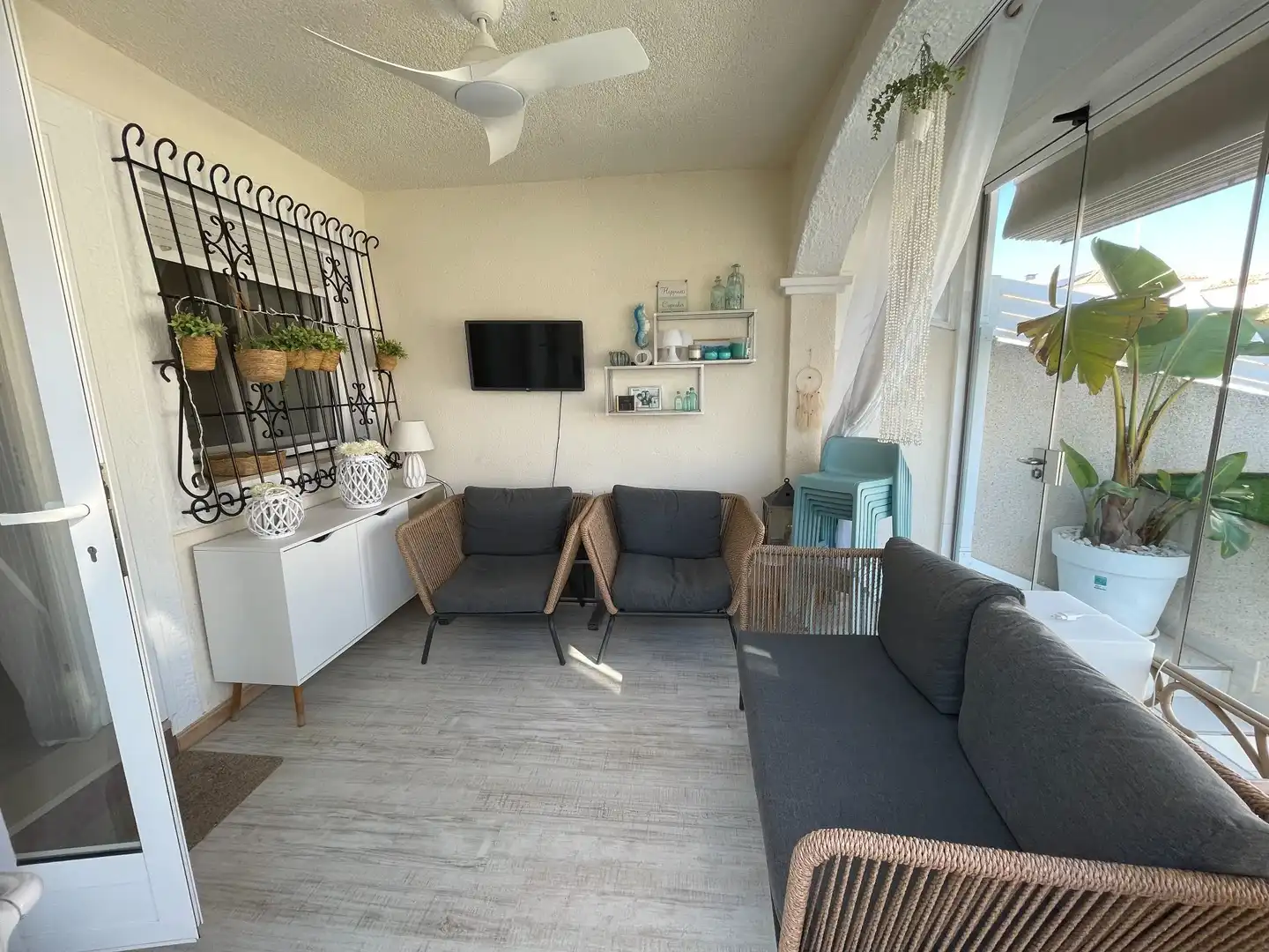 Balcony of Duplexes for sale in Pilar de la Horadada  with Air Conditioner, Swimming Pool and Furnished
