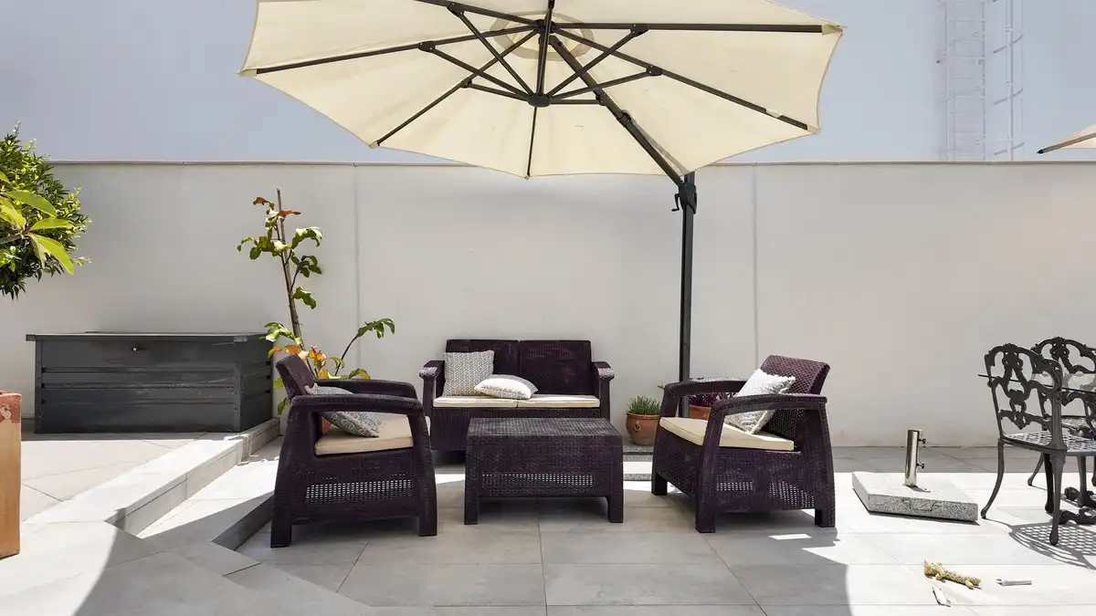 Terraza de Casa o chalet en venta en Málaga con Aire acondicionado, Calefacción y Piscina