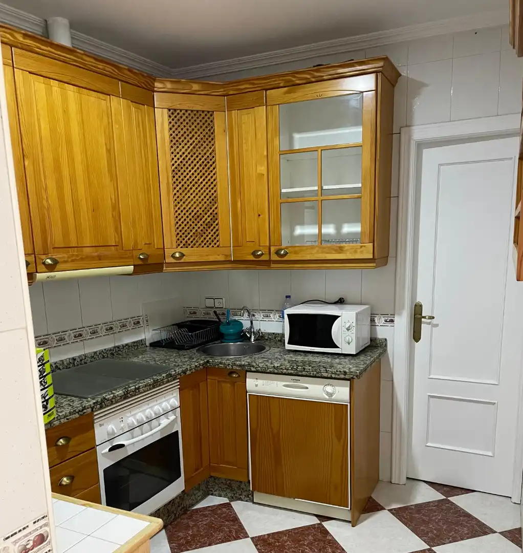 Küche von Wohnung zur Miete in Badajoz mit Klimaanlage, Heizung und Möbliert