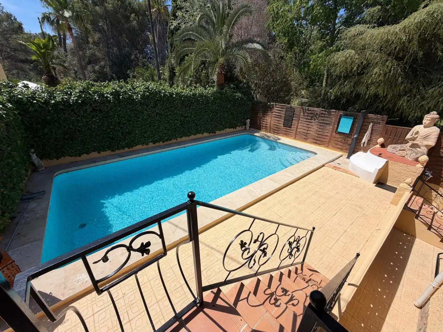 Piscina de Casa o chalet de alquiler en L'Alfàs del Pi con Aire acondicionado, Jardín privado y Piscina