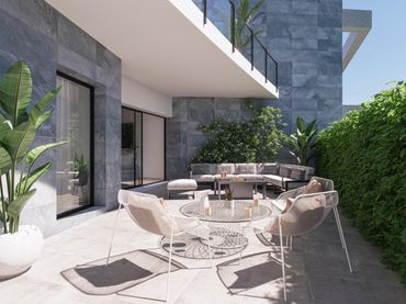 Ground floor with pool for sale in Puerto de Mazarrón
