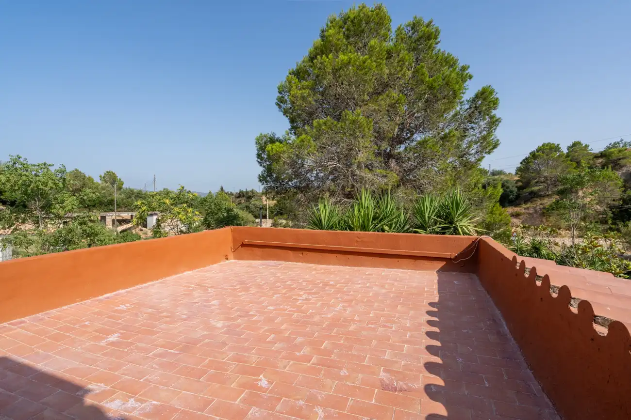 Terrassa de Casa o xalet en venda en Roquetes amb Aire condicionat, Calefacció i Jardí privat