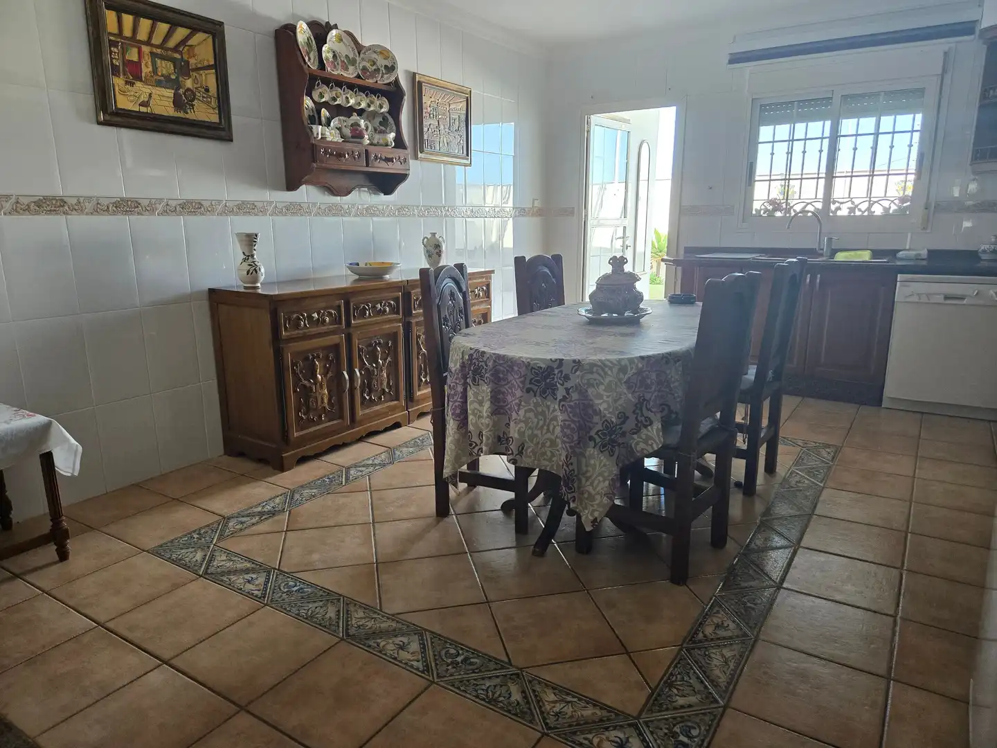 Comedor de Finca rústica en venta en Barxeta con Aire acondicionado, Jardín privado y Terraza