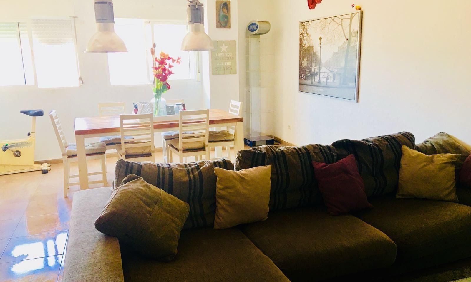 Living room of Flat for sale in Alcoy / Alcoi  with Storage room and Furnished