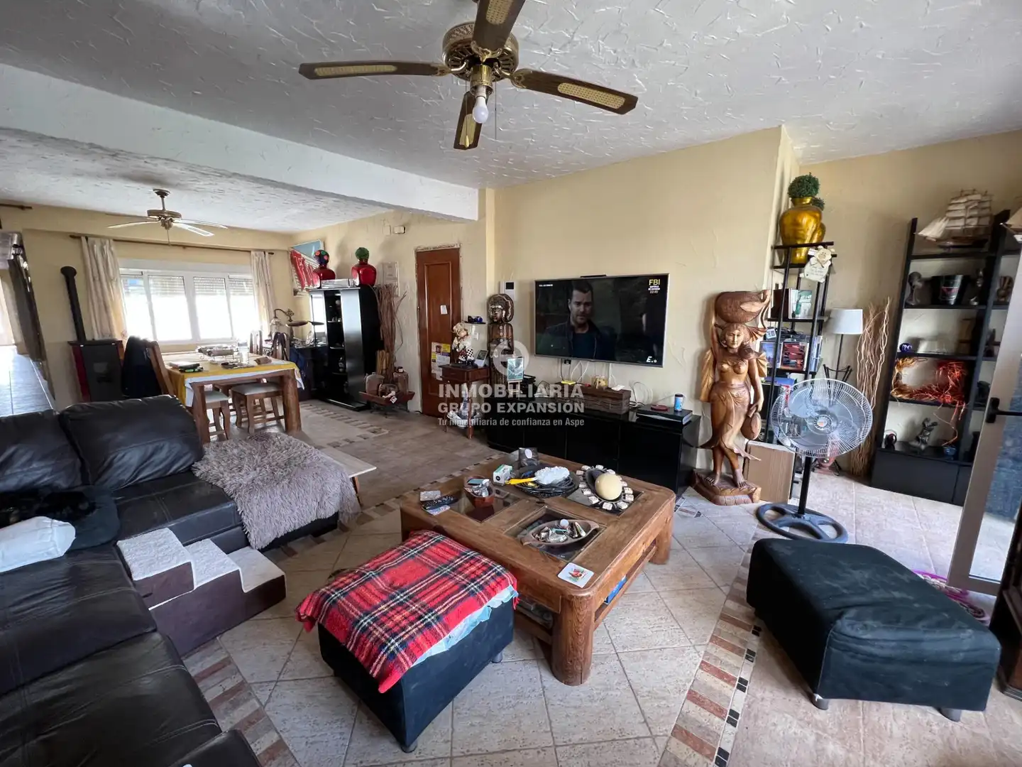 Living room of Flat for sale in Aspe  with Air Conditioner, Heating and Terrace