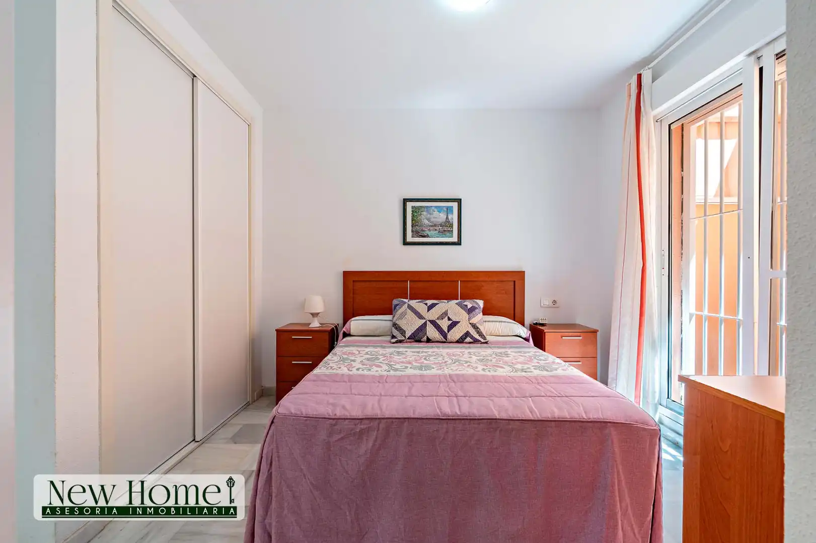 Bedroom of Flat for sale in Roquetas de Mar  with Terrace, Furnished and Community pool