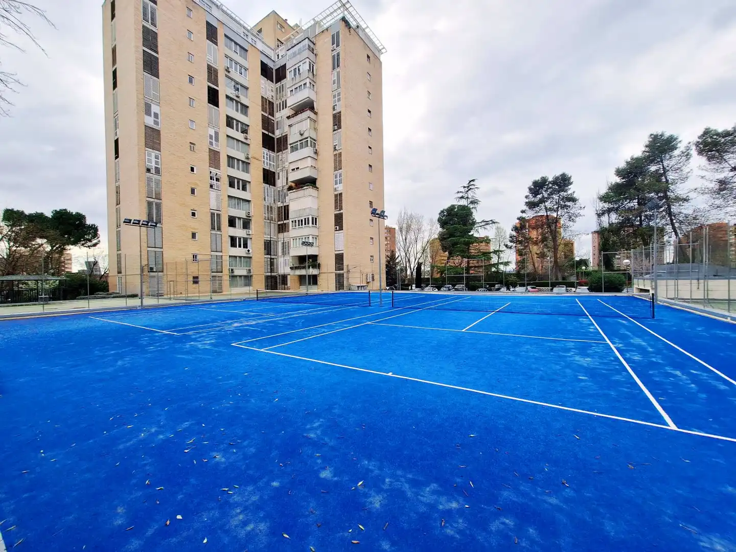 Parking of Flat for rent in Madrid  with Air Conditioner, Heating and Furnished