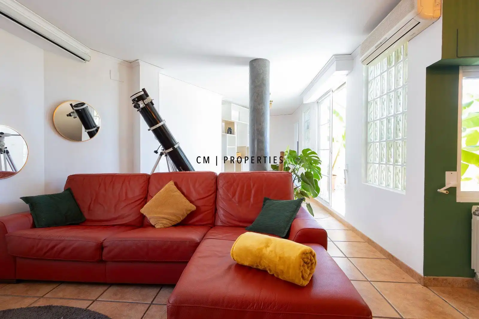 Sala de estar de Ático de alquiler en Faura con Aire acondicionado, Calefacción y Terraza
