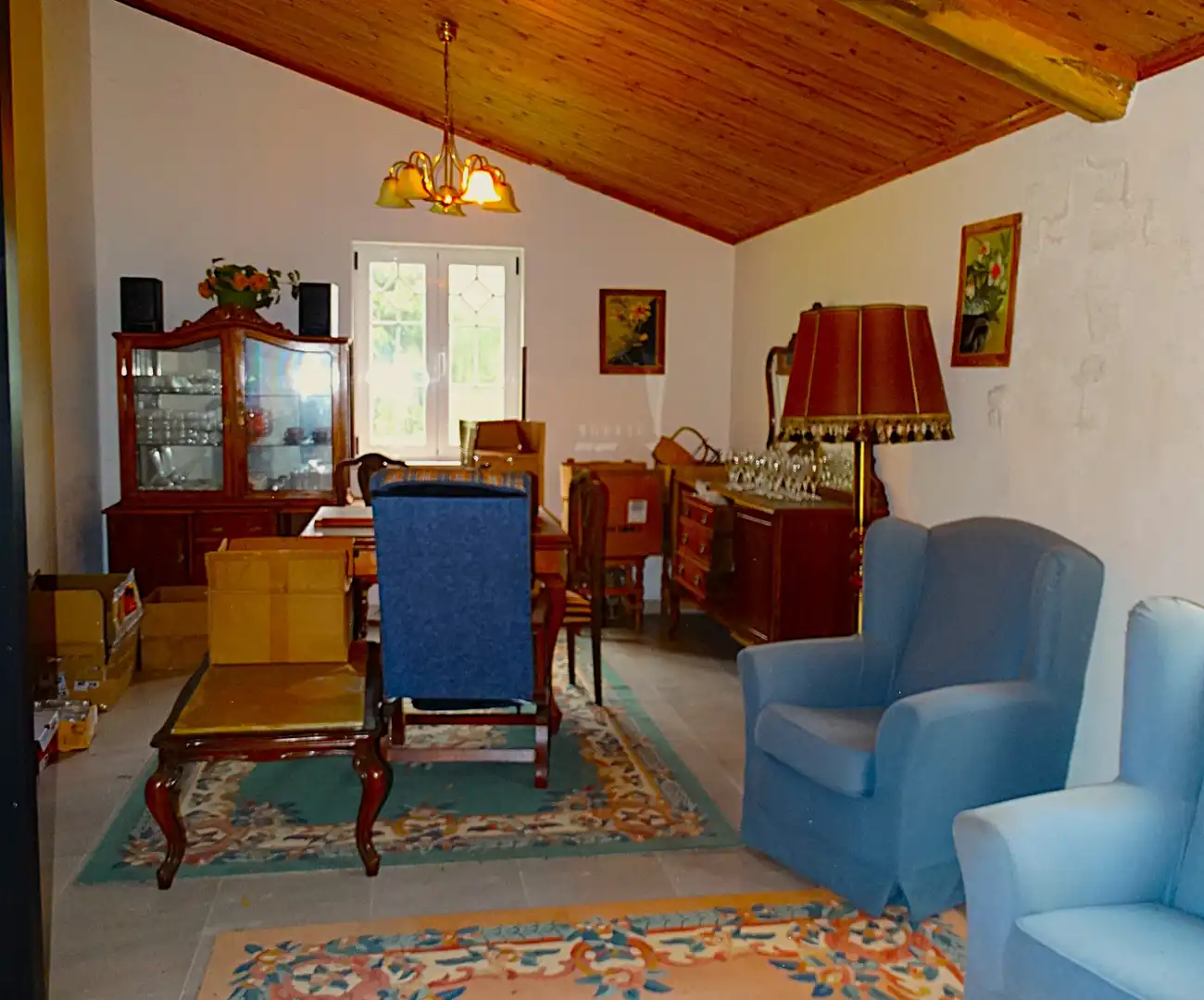 Sala d'estar de Finca rústica en venda en Ourol amb Calefacció, Jardí privat i Parquet