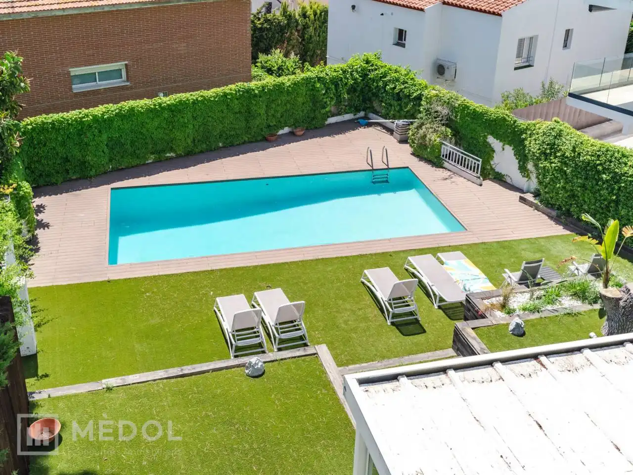 Piscina de Casa adosada en venta en Tarragona con Aire acondicionado, Calefacción y Jardín privado
