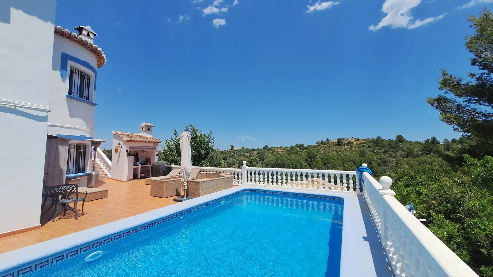 Swimming pool of Houses for sale in El Ràfol d'Almúnia  with Air Conditioner, Heating and Terrace