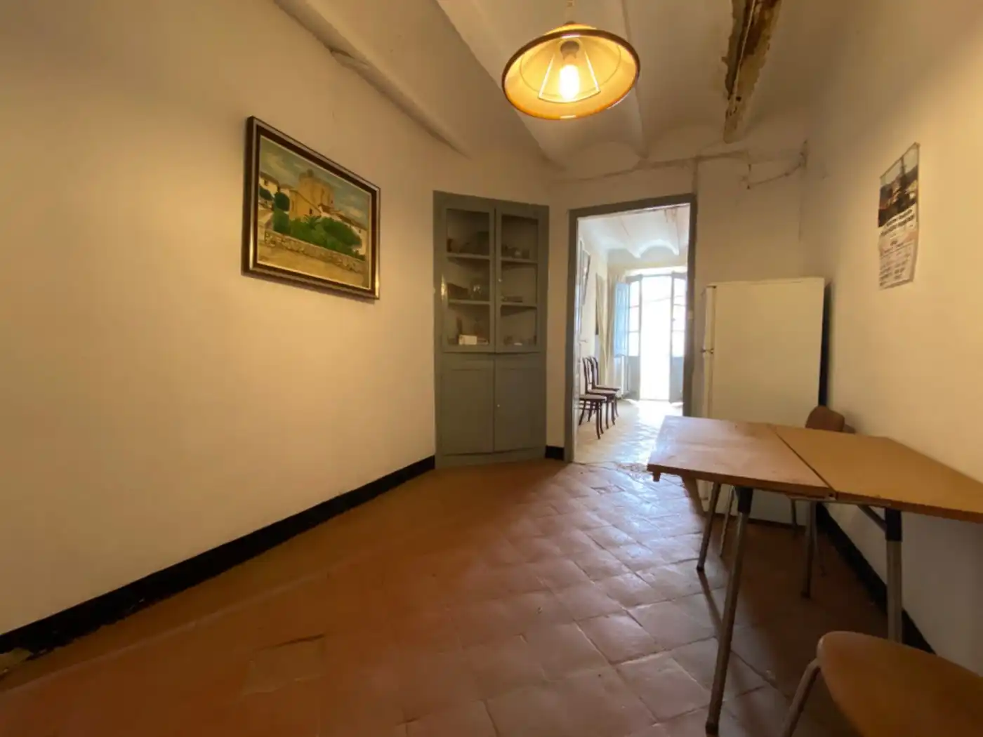 Menjador de Finca rústica en venda en La Galera  amb Jardí privat i Terrassa