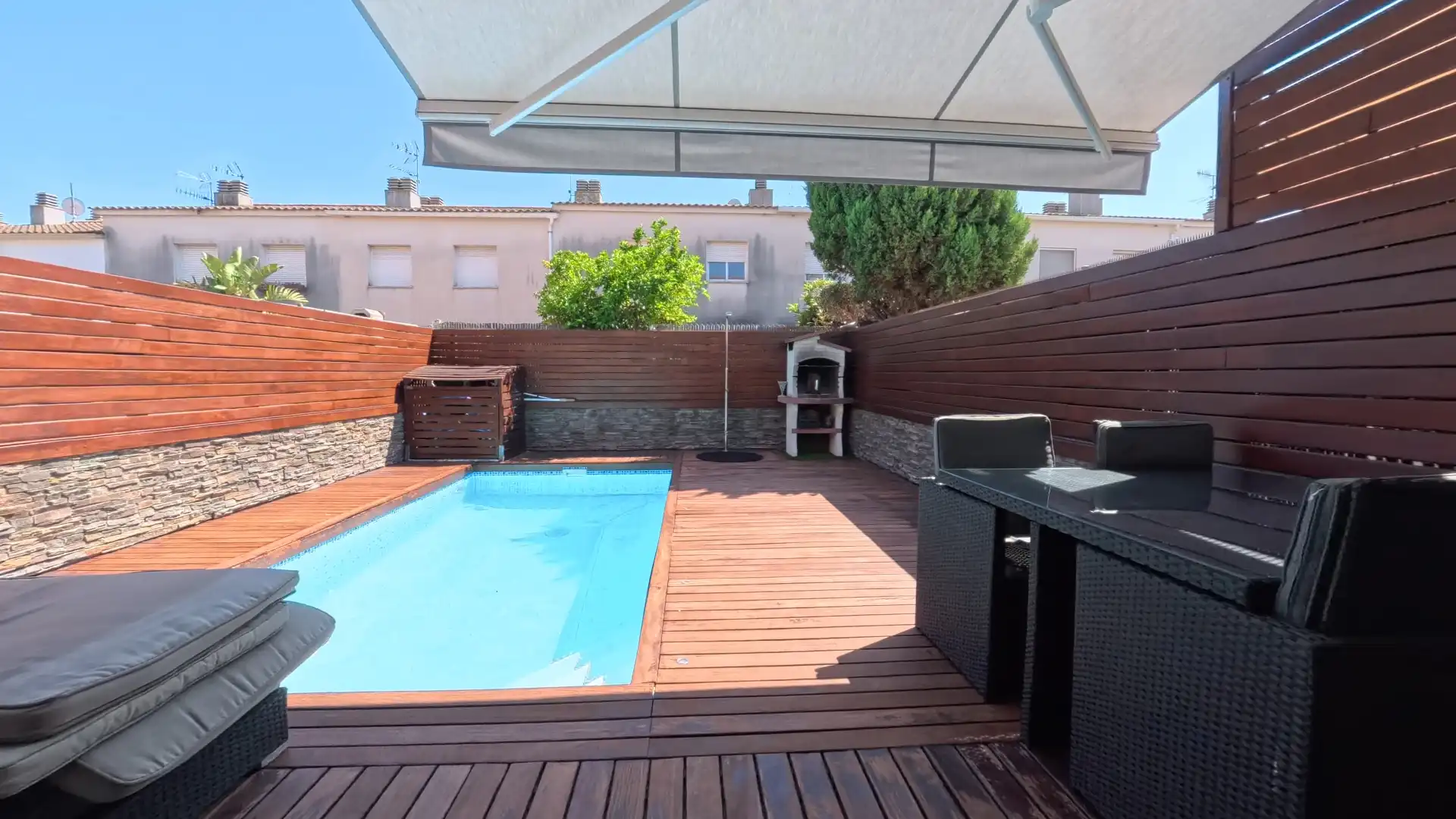Terrace of Detached homes for sale in Cubelles  with Air Conditioner, Heating and Private garden