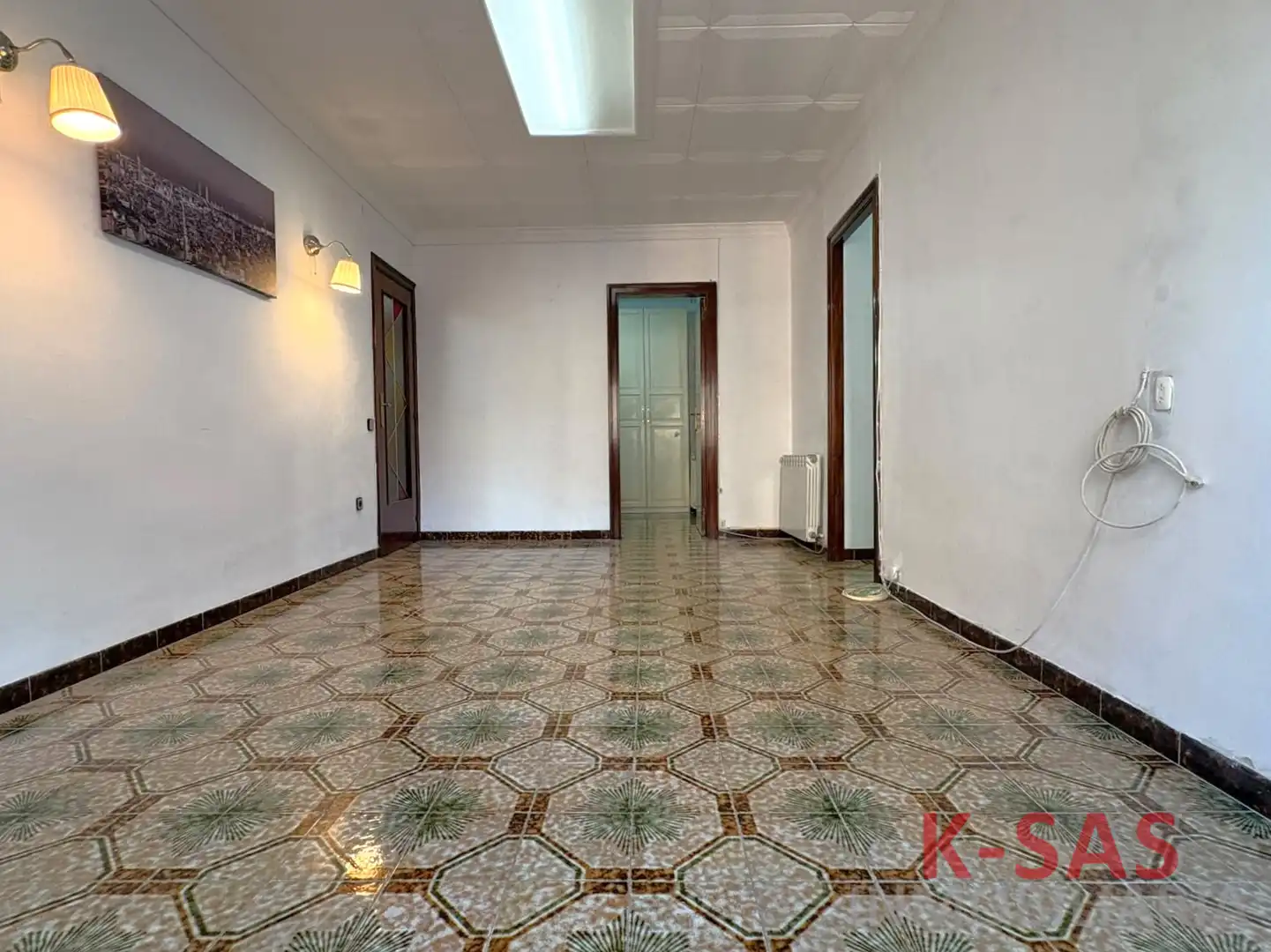 Sala de estar de Piso en venta en Esplugues de Llobregat con Calefacción y Horno