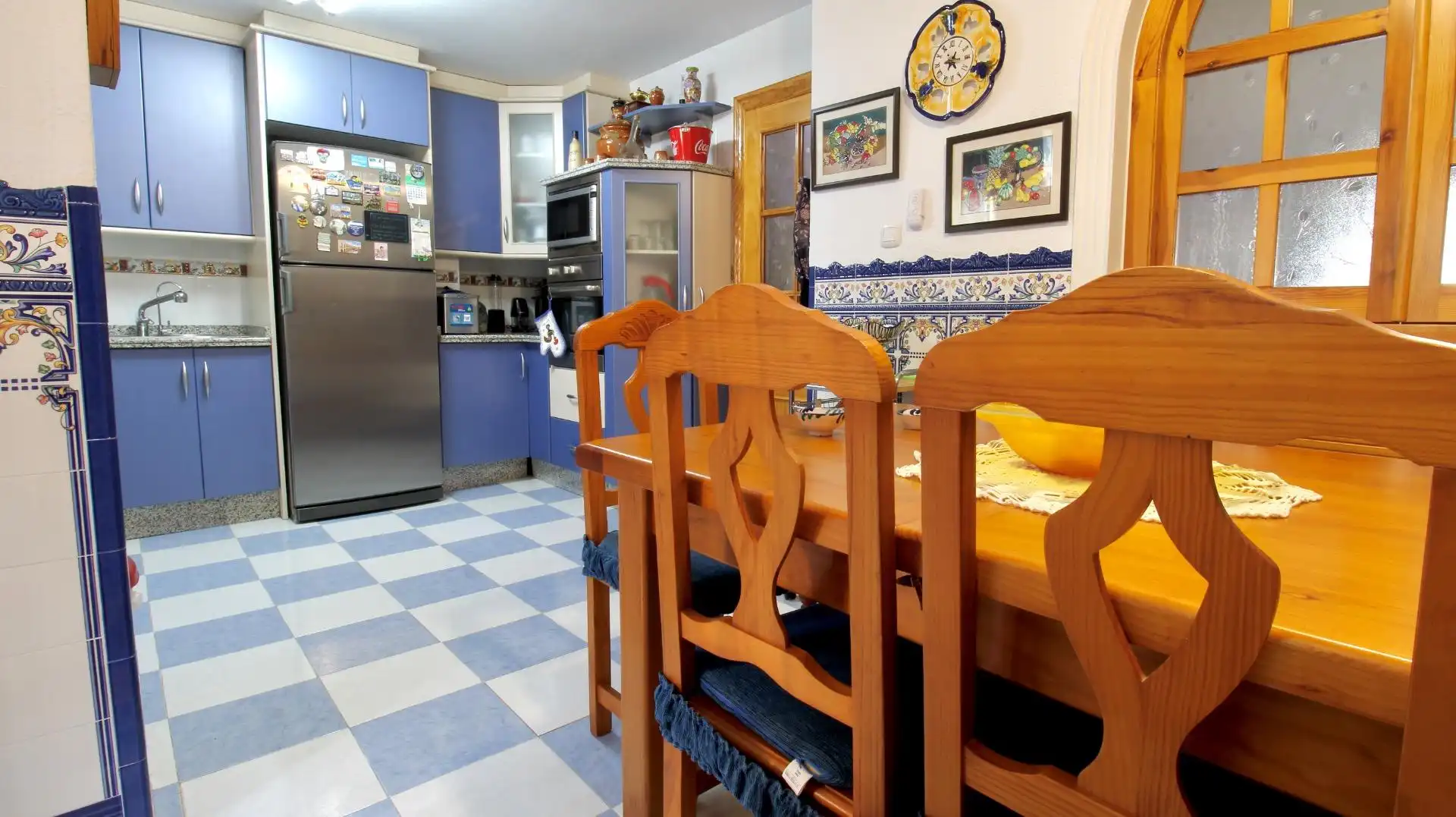 Cocina de Casa adosada en venta en Vegas del Genil con Aire acondicionado, Calefacción y Terraza