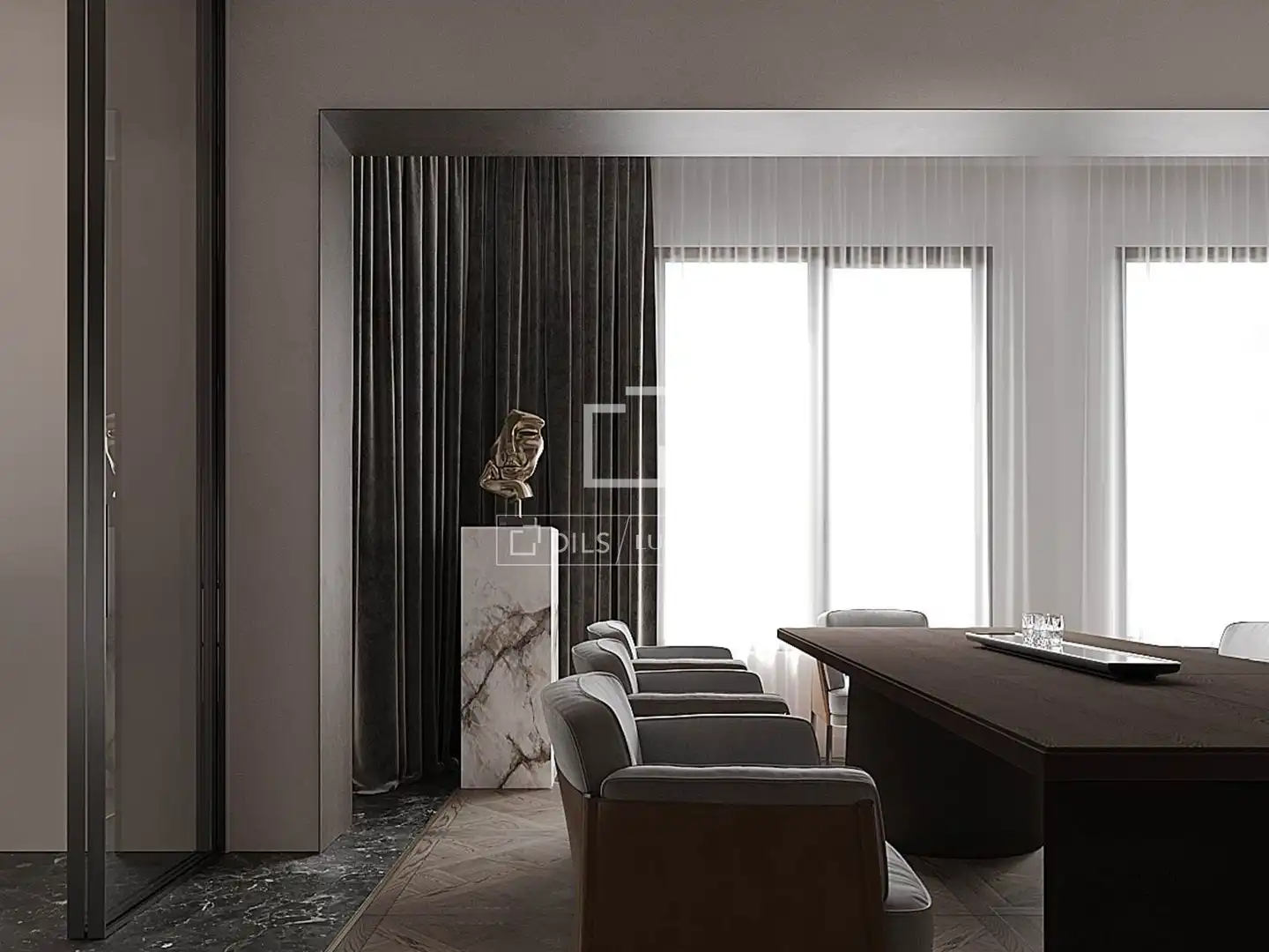 Dining room of Flat for sale in Barcelona  with Air Conditioner and Heating